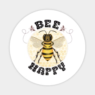 Bee Happy Honey Bee Magnet